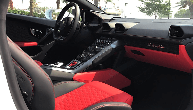 Lamborghini Huracan White Rental Dubai