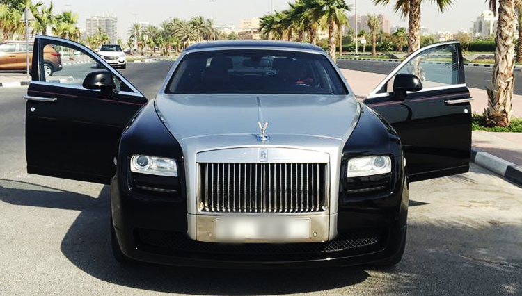 Rent Rolls Royce Ghost in Dubai
