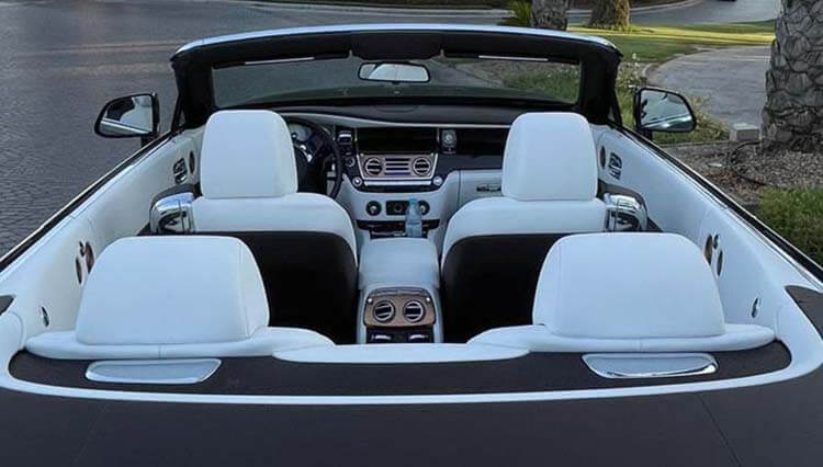 Rent Rolls Royce Dawn Black in Dubai
